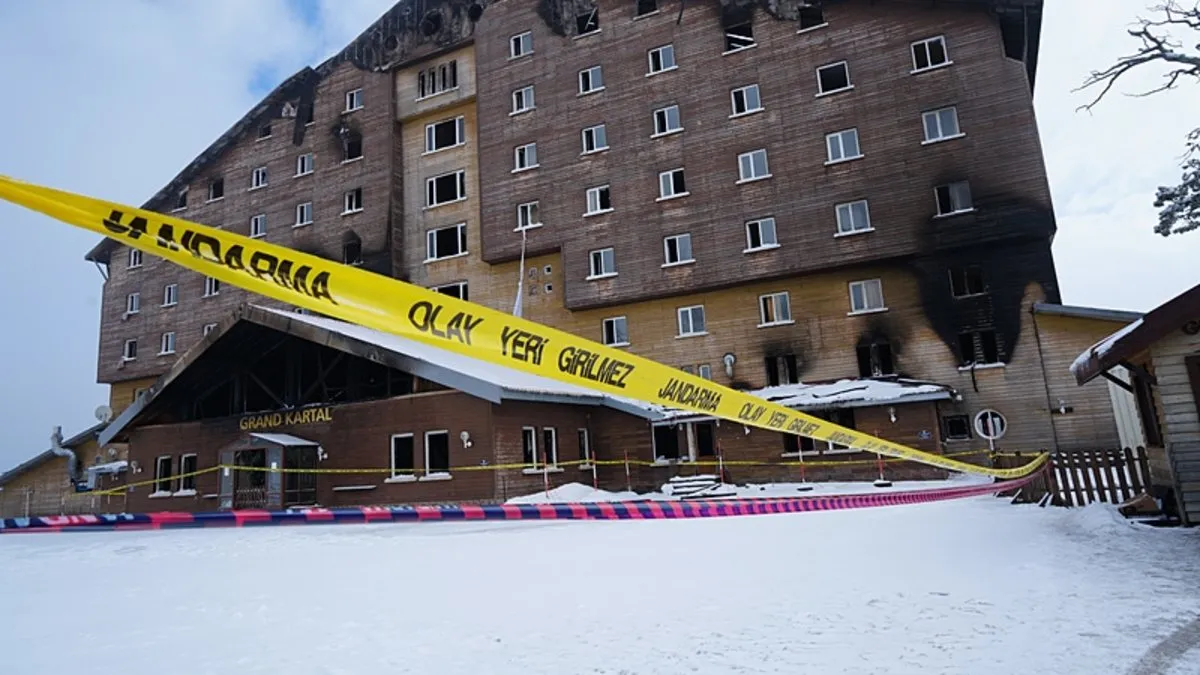 Kartalkaya otel yangınıyla ilgili yeni gelişme: Denetim firması yetkilisi de gözaltına alındı