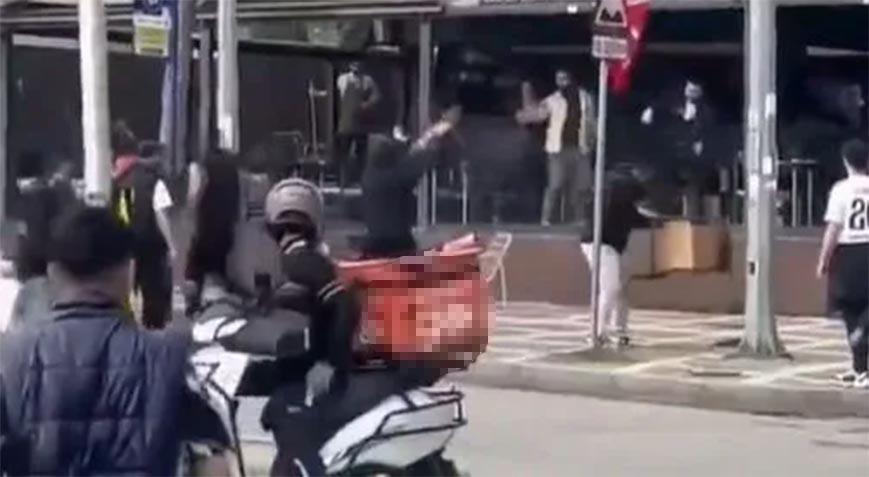 Maltepe’de bir işletmeye zarar veren 4 kişi gözaltına alındı